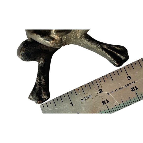 Cast Iron Frog-Shaped Pen Flower or Scissors Holder Desk Organizer 3.5" T Black - Picture 12 of 13